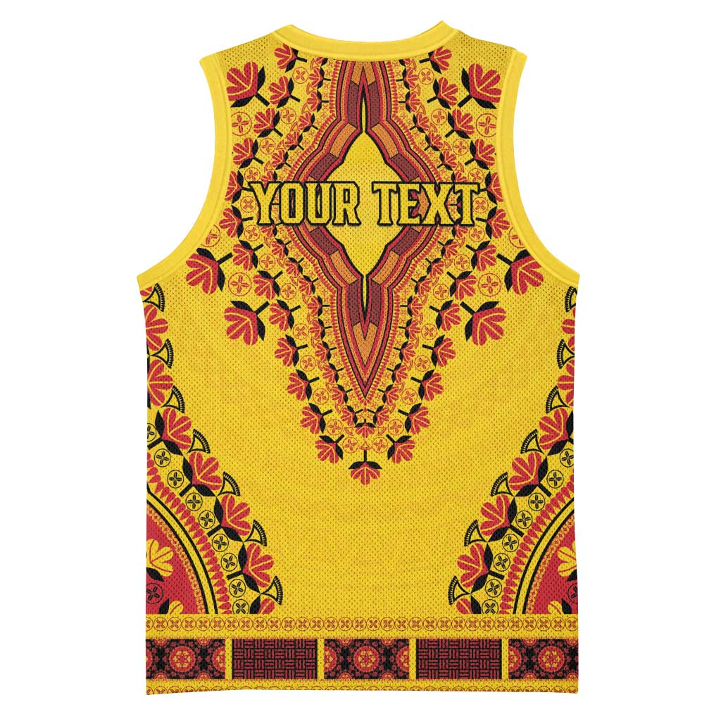 Personalized Afro Uganda Basketball Jersey African Dashiki Style LT15