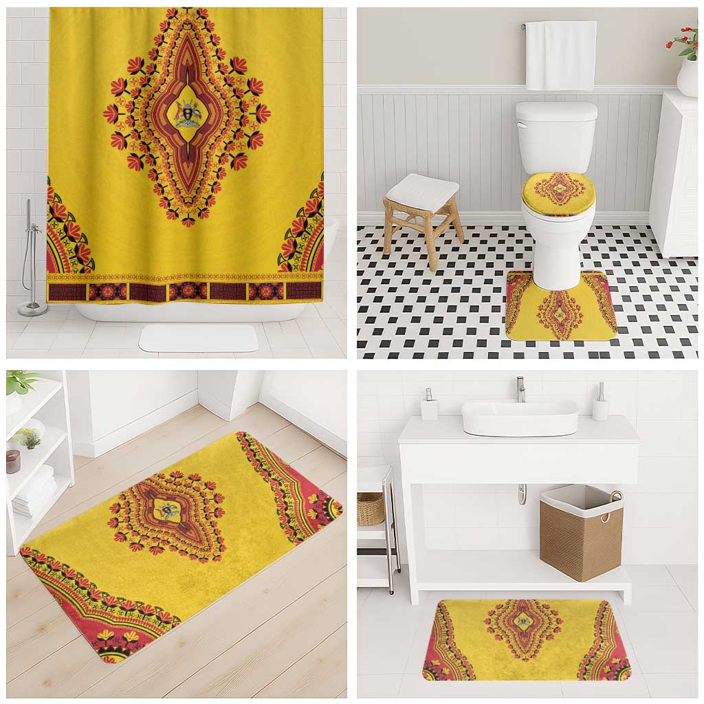 Uganda African Dashiki Bathroom Set