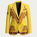 Personalized Uganda African Dashiki Blazer