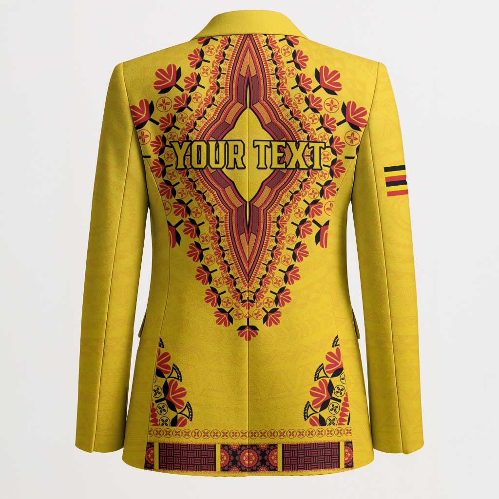 Personalized Uganda African Dashiki Blazer