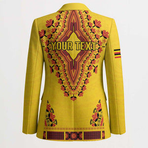 Personalized Uganda African Dashiki Blazer