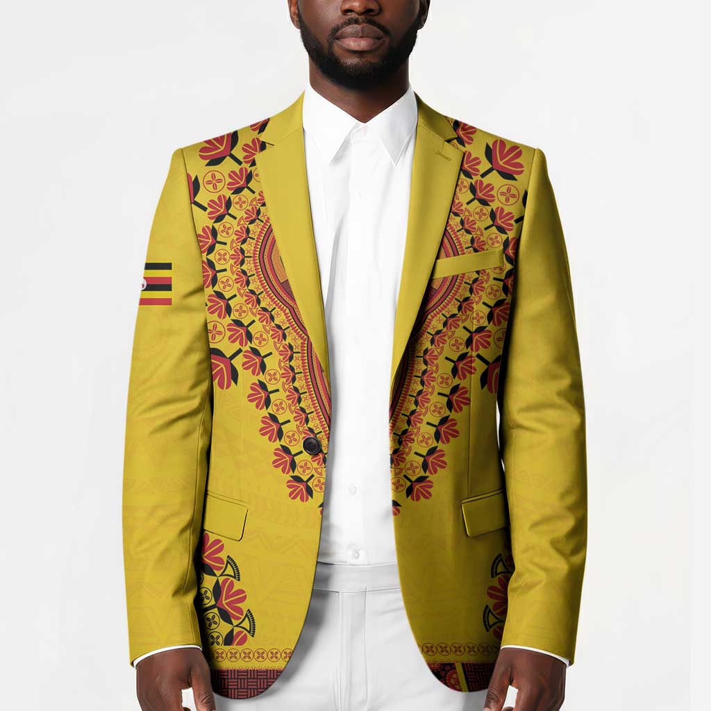 Personalized Uganda African Dashiki Blazer