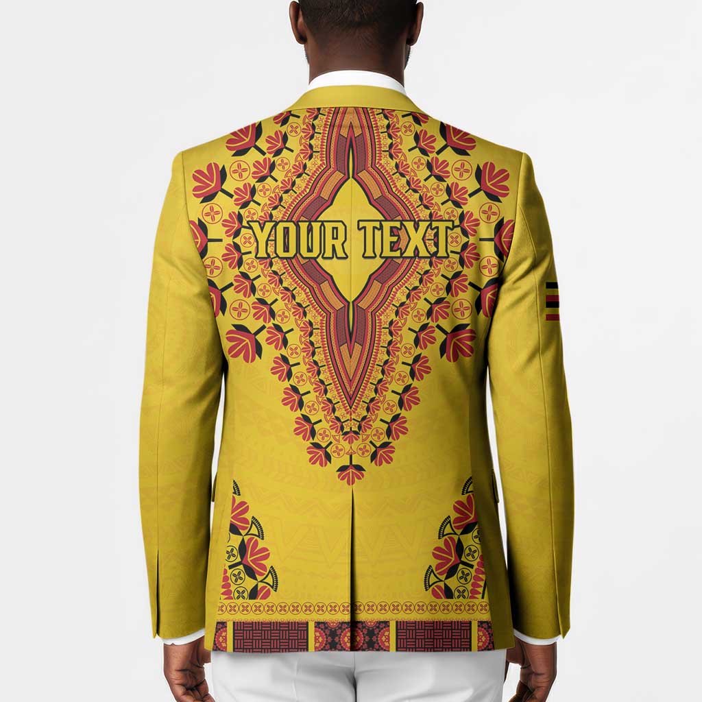 Personalized Uganda African Dashiki Blazer