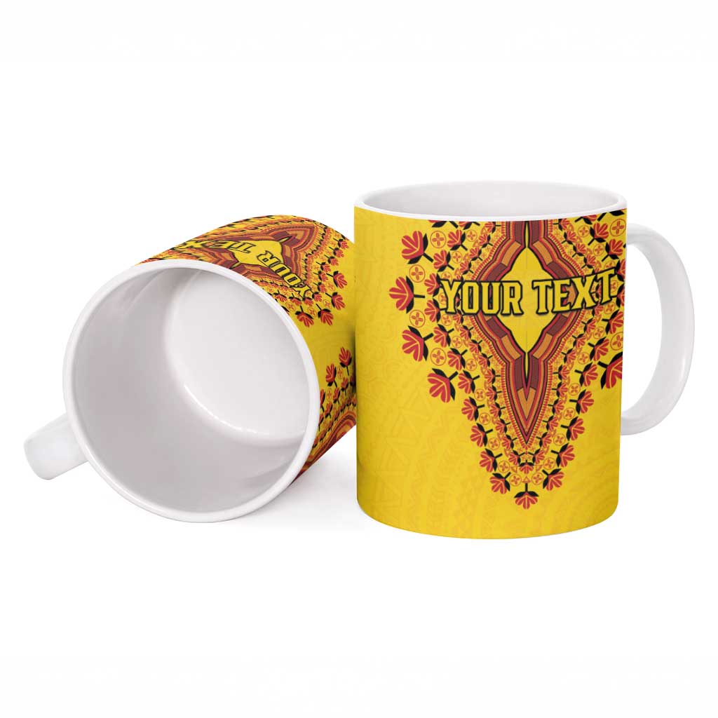 Personalized Uganda African Dashiki Ceramic Mug