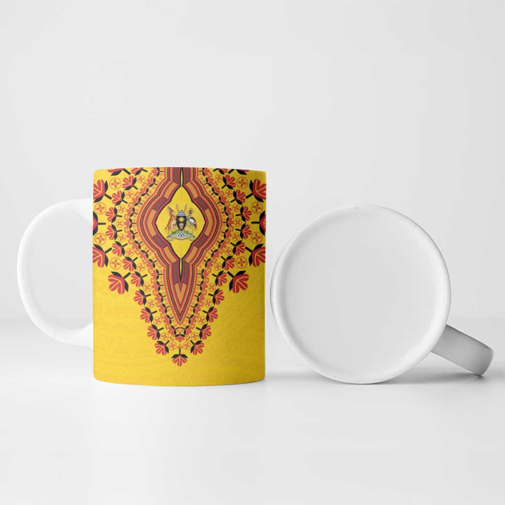 Personalized Uganda African Dashiki Ceramic Mug