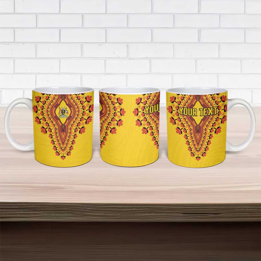Personalized Uganda African Dashiki Ceramic Mug
