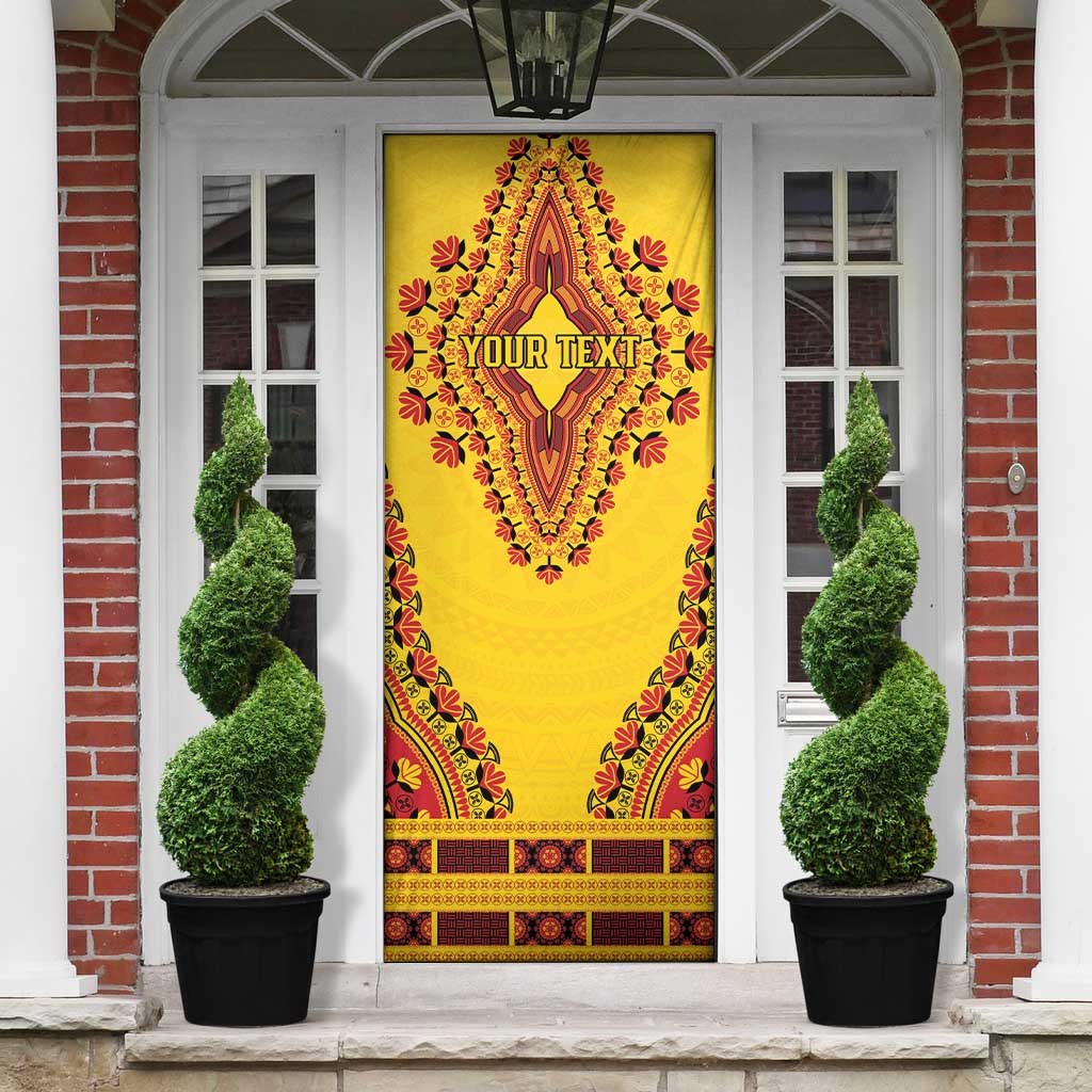 Personalized Uganda African Dashiki Door Cover