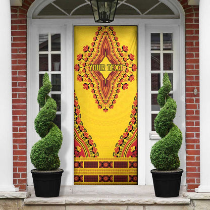 Personalized Uganda African Dashiki Door Cover