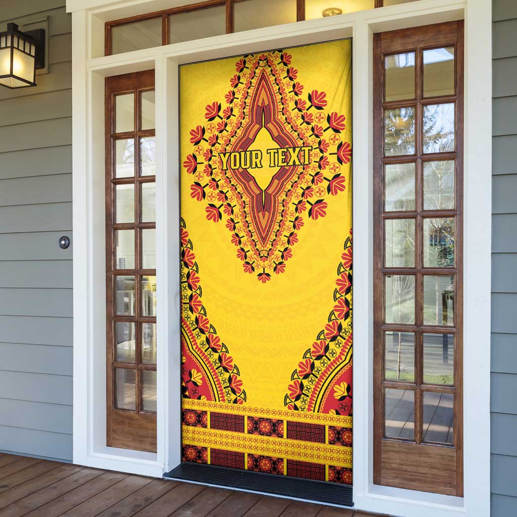 Personalized Uganda African Dashiki Door Cover