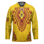 Personalized Uganda African Dashiki Hockey Jersey