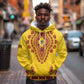 Personalized Afro Uganda Hoodie African Dashiki Style - African Pride