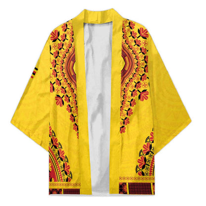 Personalized Uganda African Dashiki Kimono