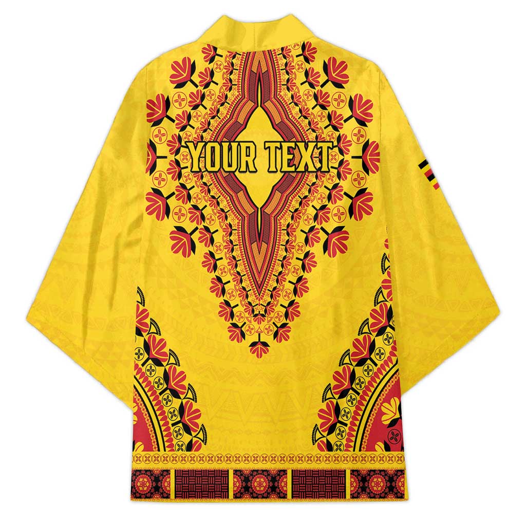 Personalized Uganda African Dashiki Kimono