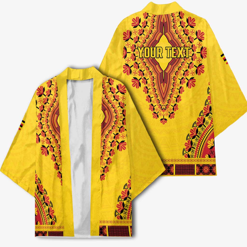 Personalized Uganda African Dashiki Kimono