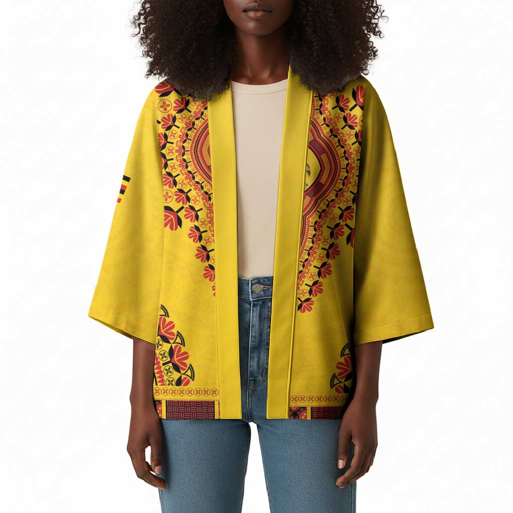 Personalized Uganda African Dashiki Kimono
