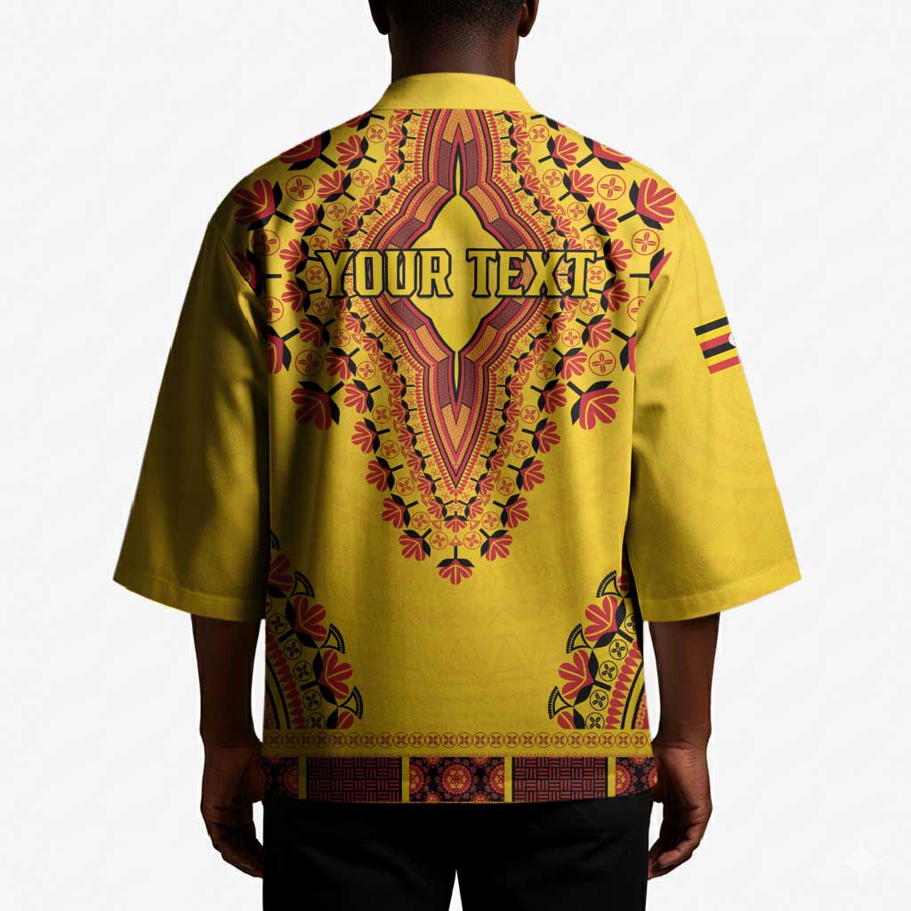 Personalized Uganda African Dashiki Kimono