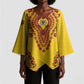Personalized Uganda African Dashiki Kimono Sleeve Blouse
