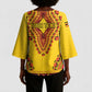 Personalized Uganda African Dashiki Kimono Sleeve Blouse