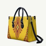 Uganda African Dashiki Leather Bag