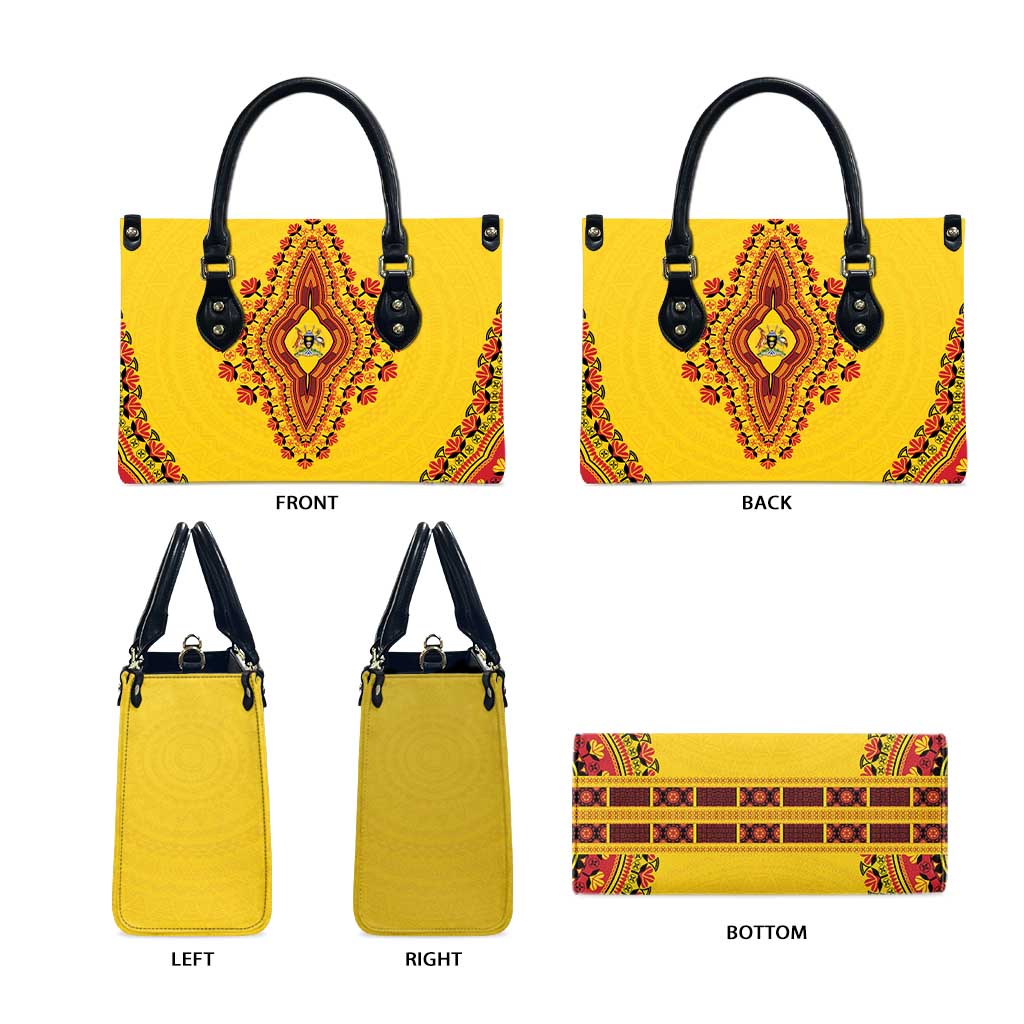 Uganda African Dashiki Leather Bag