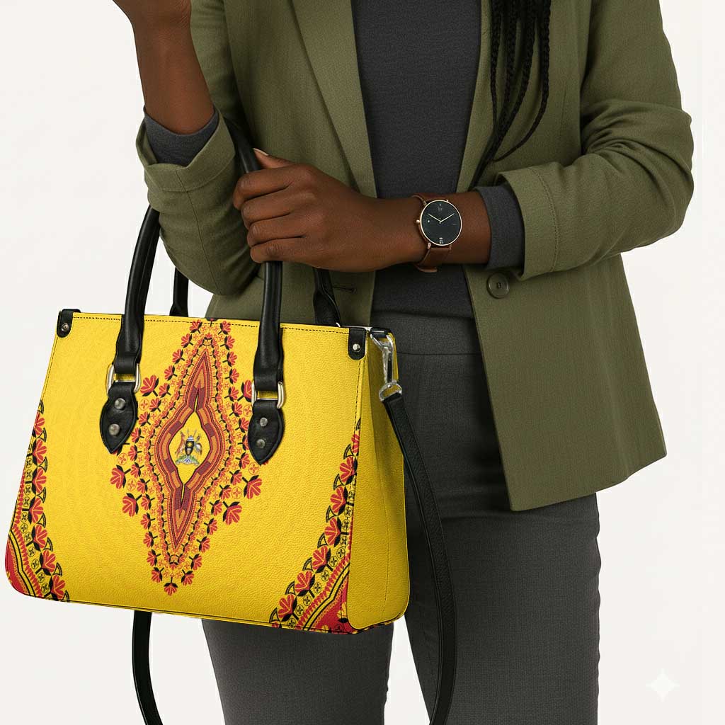 Uganda African Dashiki Leather Bag