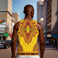 Personalized Afro Uganda Men Tank Top African Dashiki Style - African Pride
