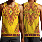 Personalized Afro Uganda Men Tank Top African Dashiki Style - African Pride