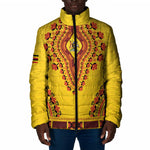Personalized Uganda African Dashiki Padded Jacket