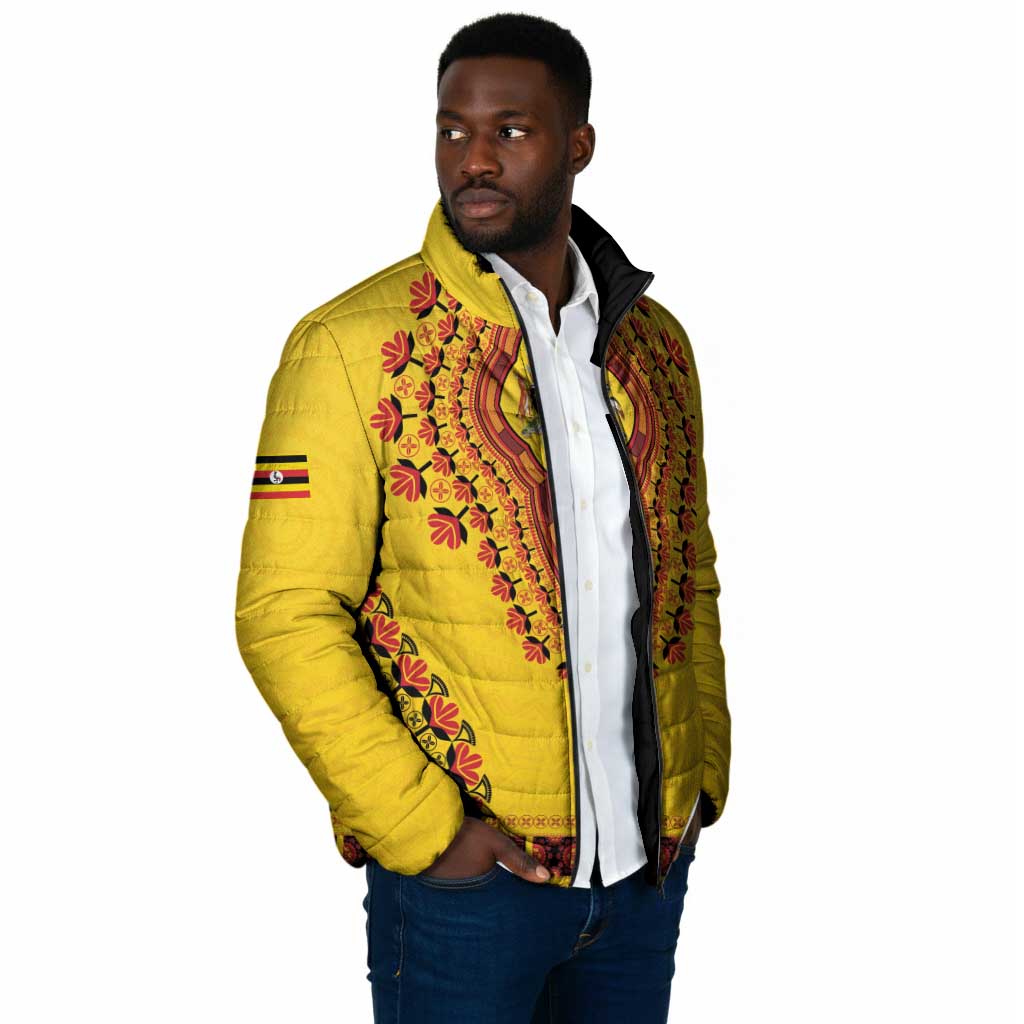 Personalized Uganda African Dashiki Padded Jacket