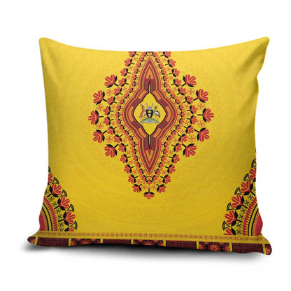 Uganda African Dashiki Pillow Cover