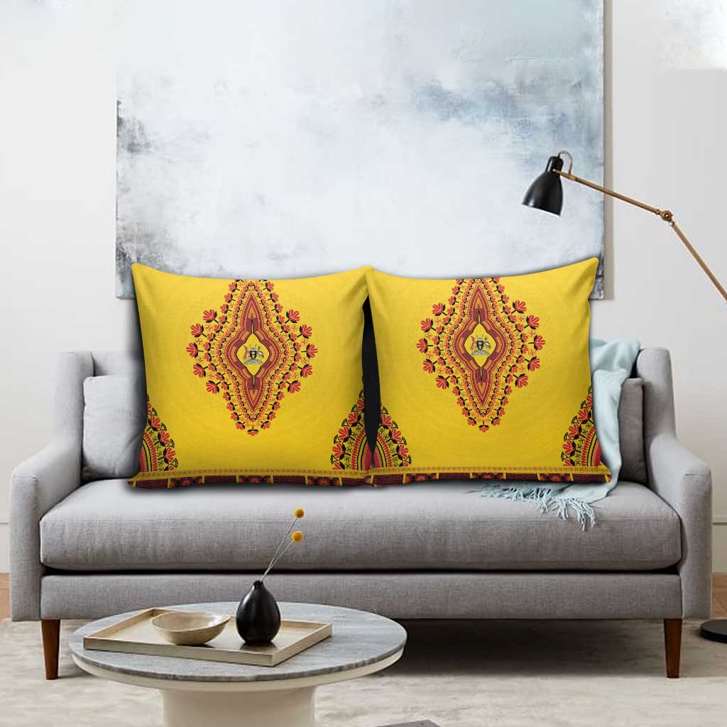 Uganda African Dashiki Pillow Cover