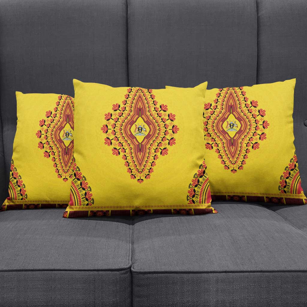 Uganda African Dashiki Pillow Cover