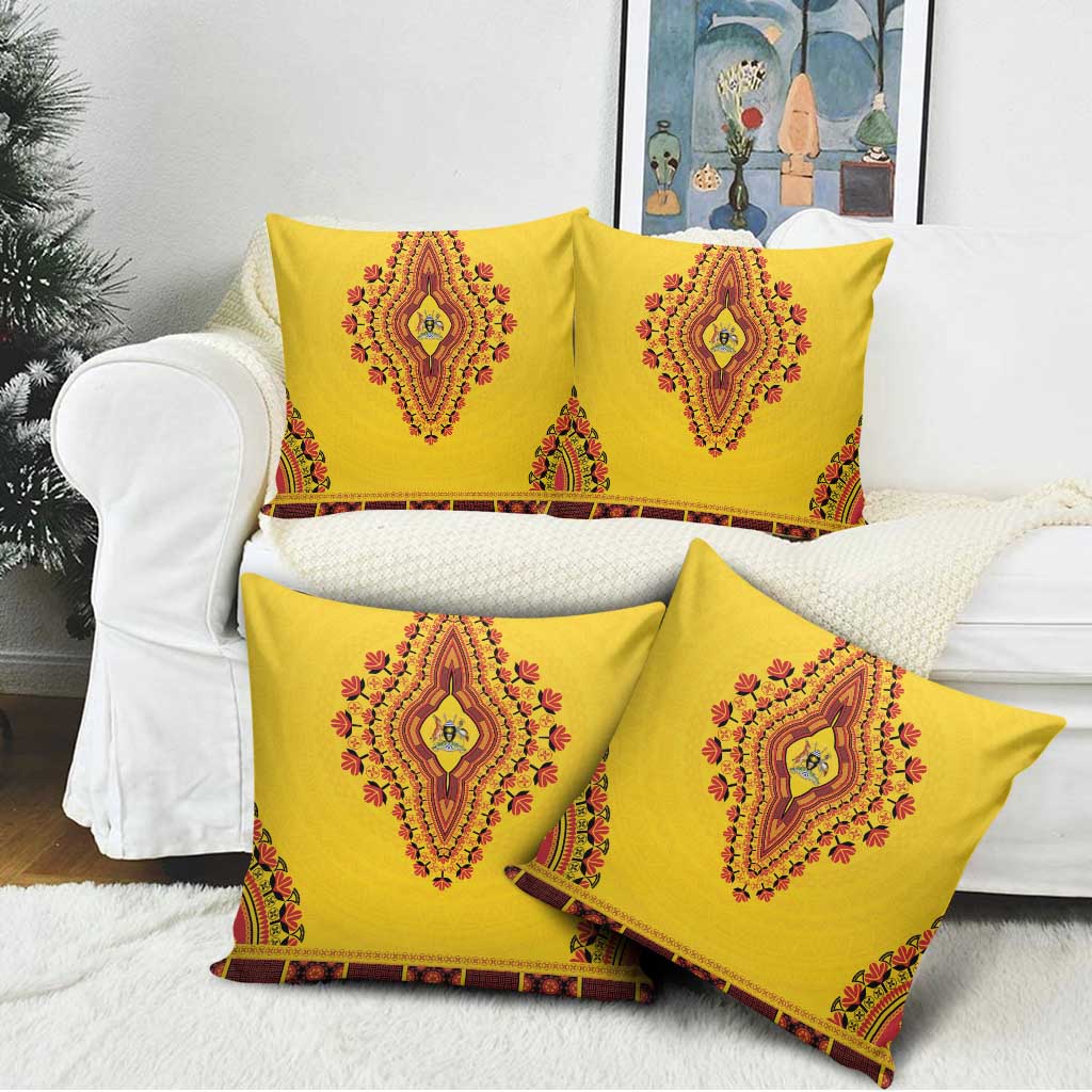 Uganda African Dashiki Pillow Cover
