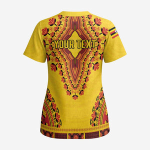 Personalized Uganda African Dashiki Scrub Top - African Pride