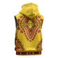 Personalized Afro Uganda Sleeveless Hoodie African Dashiki Style - African Pride