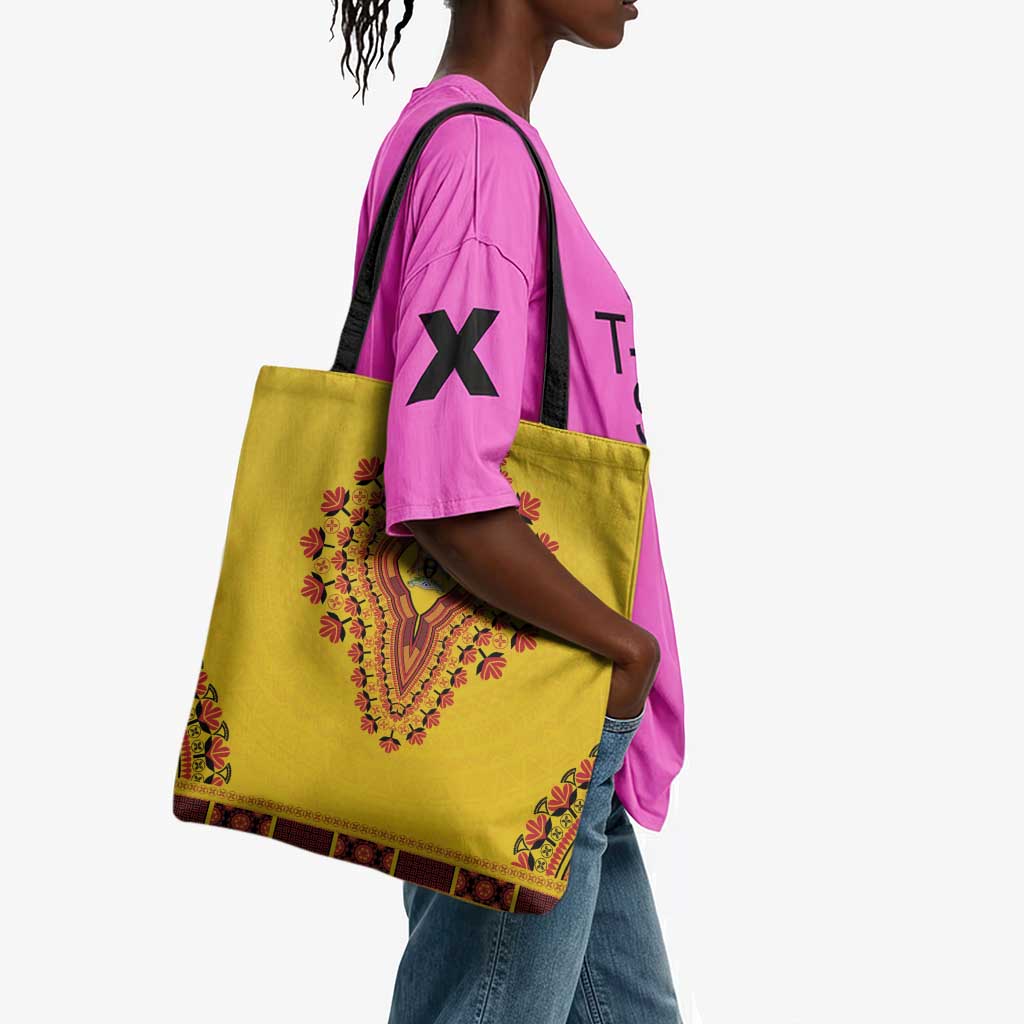Uganda African Dashiki Tote Bag