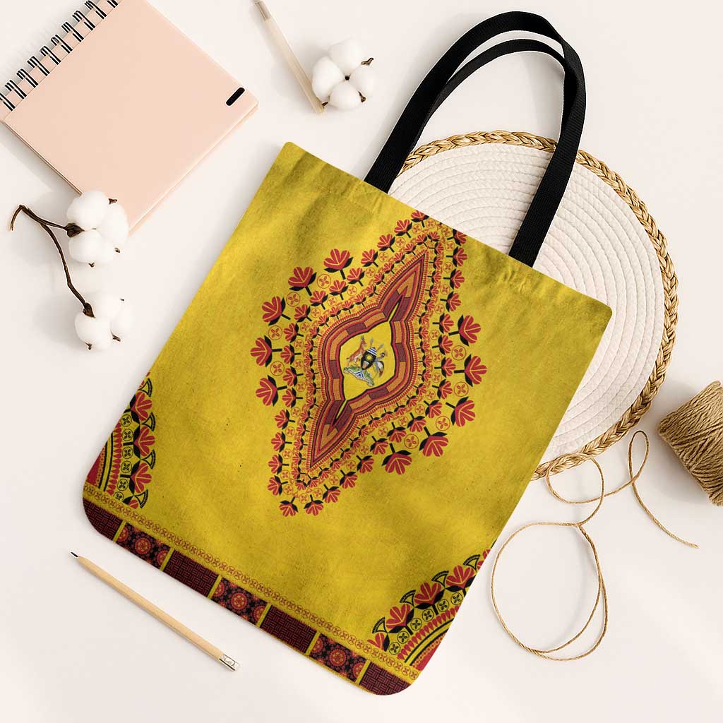 Uganda African Dashiki Tote Bag