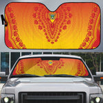 Zimbabwe African Dashiki Auto Sun Shade