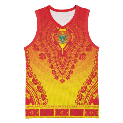 Personalized Afro Zimbabwe Basketball Jersey African Dashiki Style LT15
