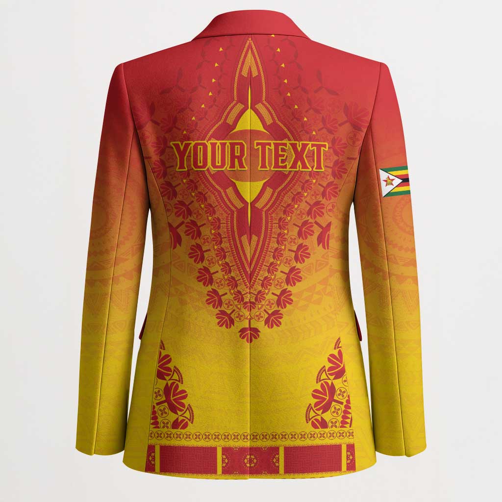 Personalized Zimbabwe African Dashiki Blazer