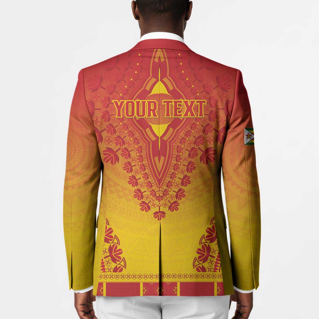 Personalized Zimbabwe African Dashiki Blazer