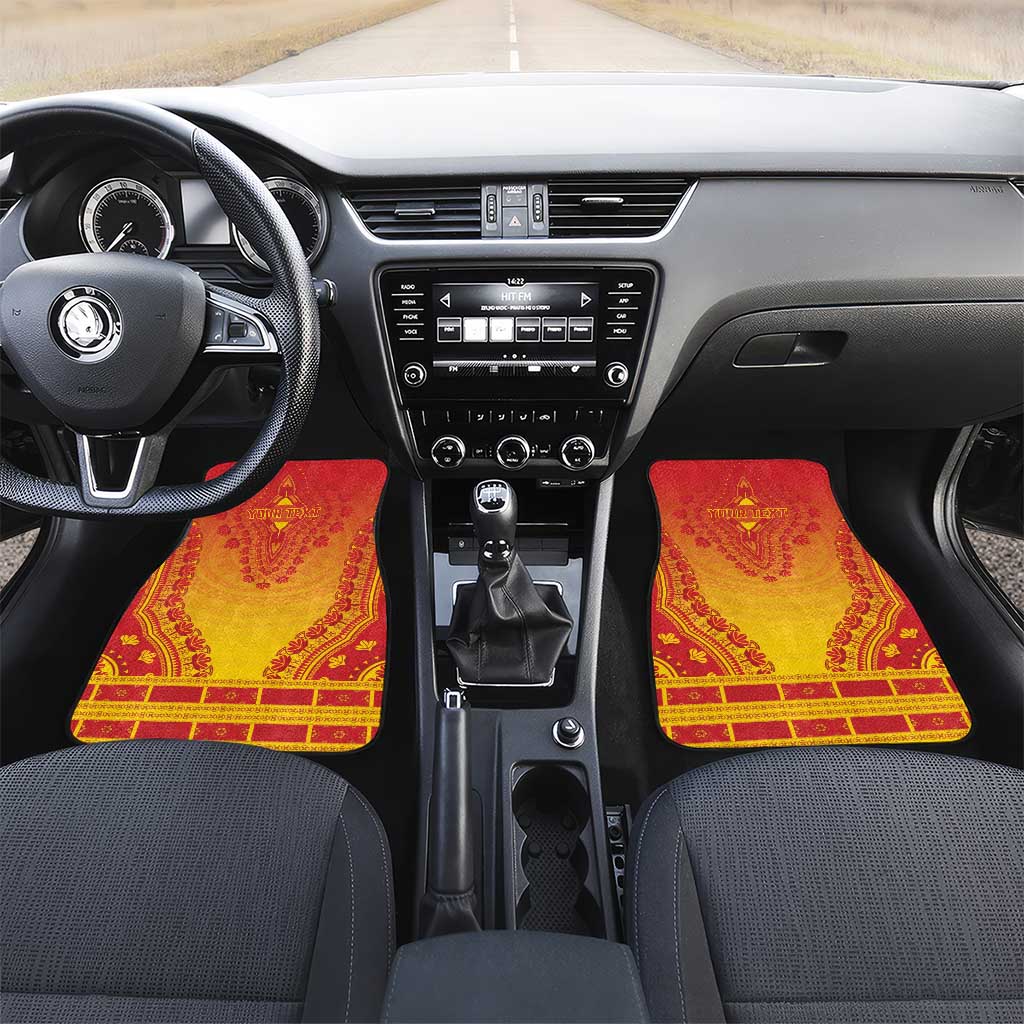 Personalized Afro Zimbabwe Car Mats African Dashiki Style - African Pride