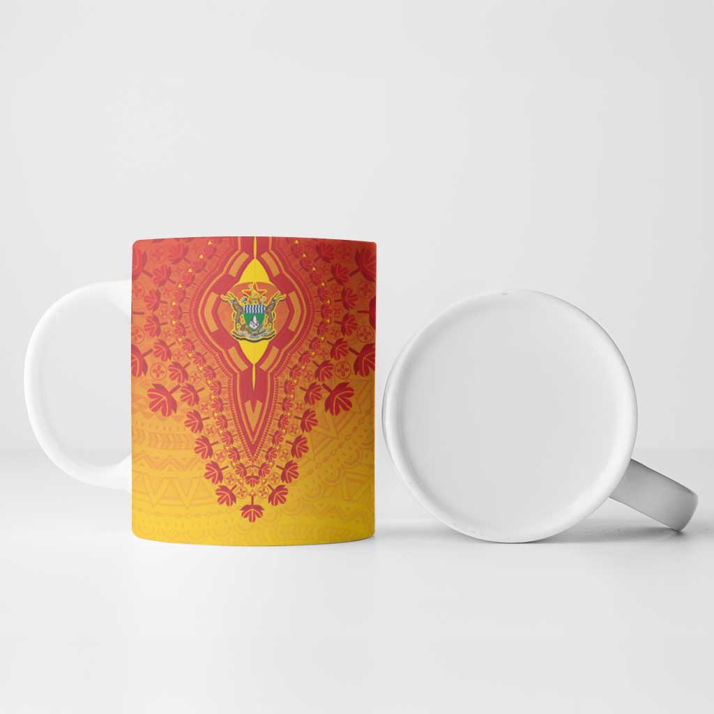 Personalized Zimbabwe African Dashiki Ceramic Mug