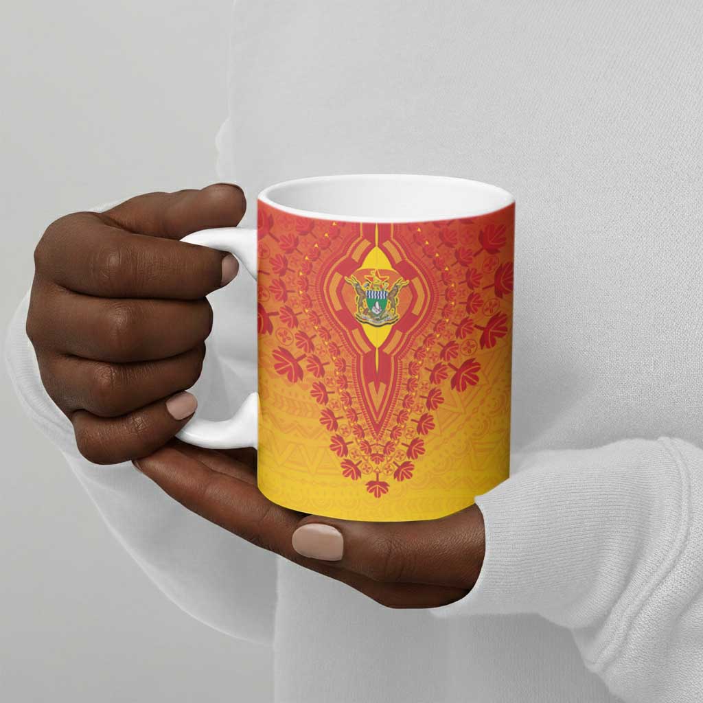 Personalized Zimbabwe African Dashiki Ceramic Mug