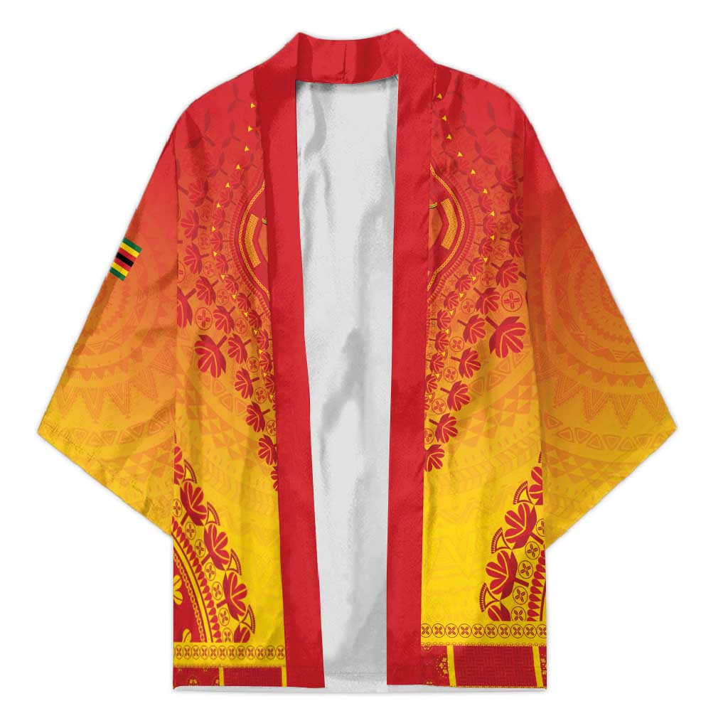 Personalized Zimbabwe African Dashiki Kimono