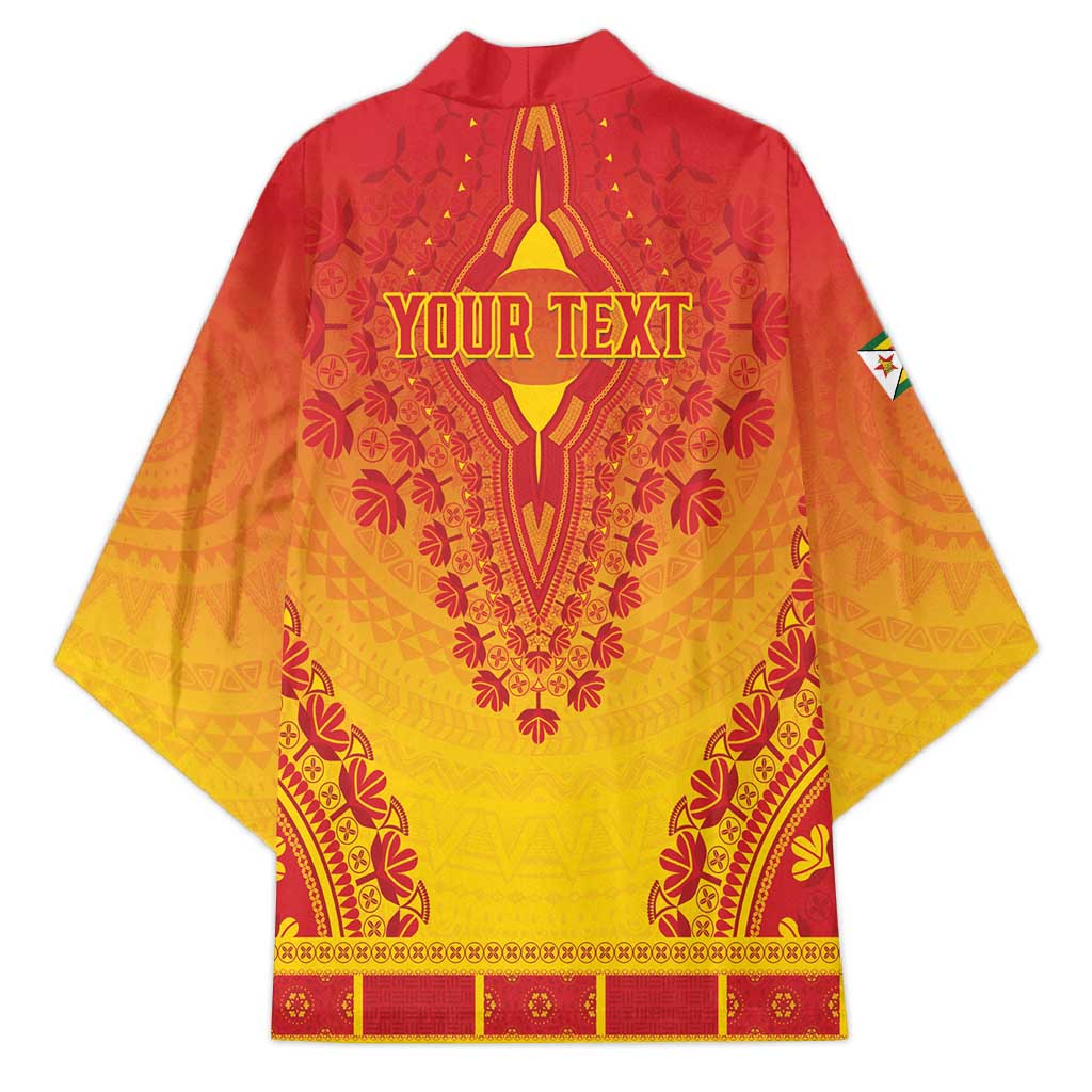 Personalized Zimbabwe African Dashiki Kimono