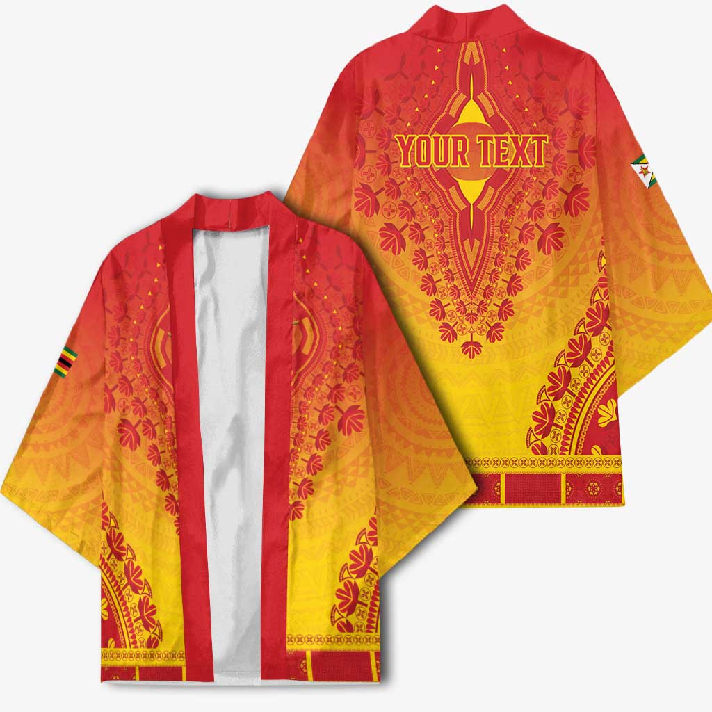 Personalized Zimbabwe African Dashiki Kimono
