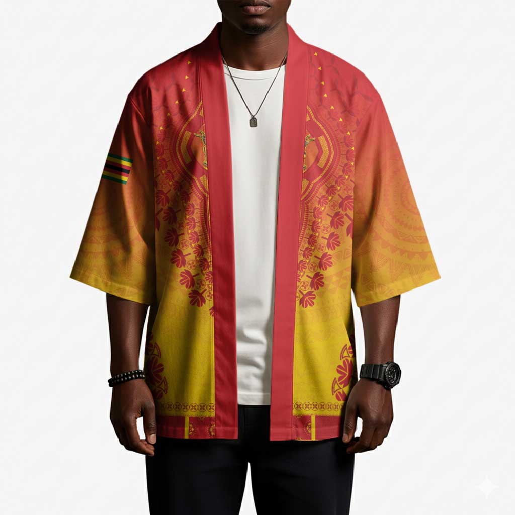 Personalized Zimbabwe African Dashiki Kimono