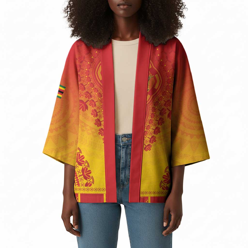 Personalized Zimbabwe African Dashiki Kimono