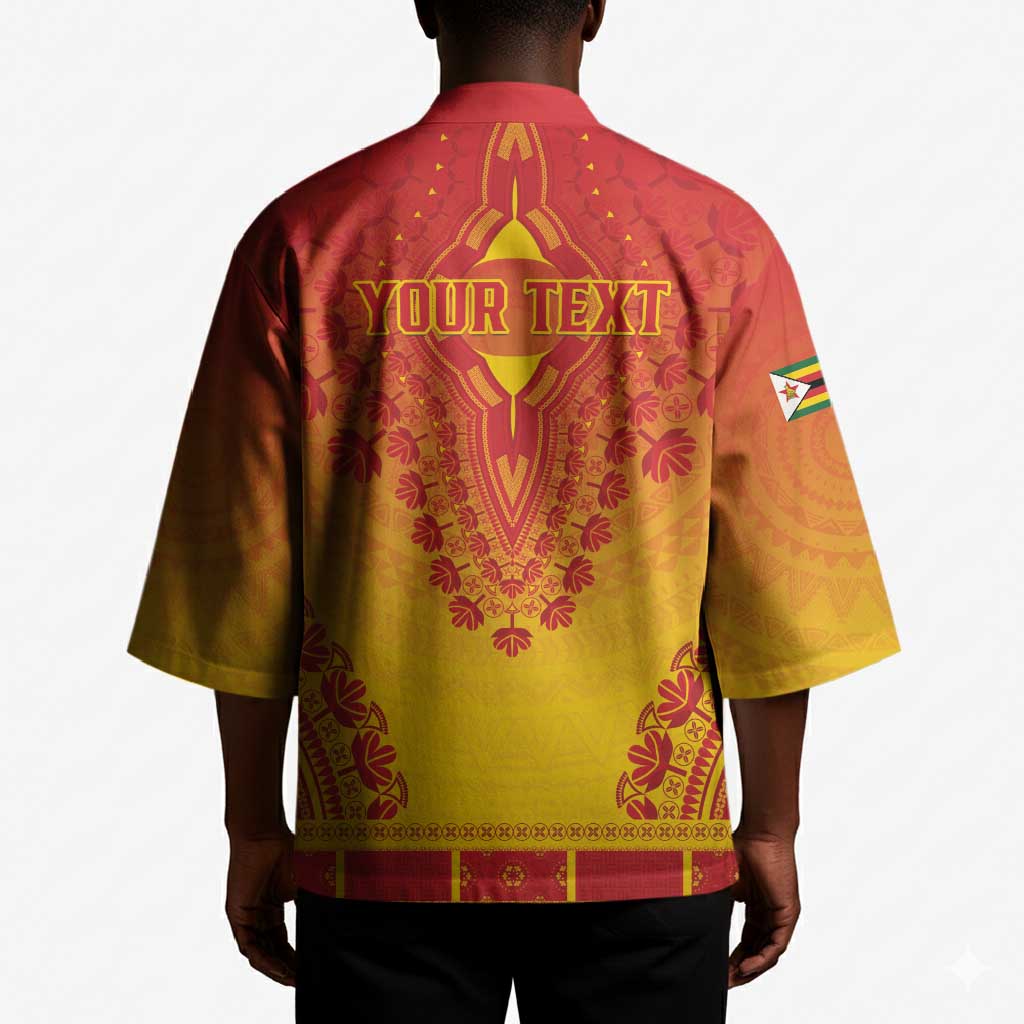 Personalized Zimbabwe African Dashiki Kimono